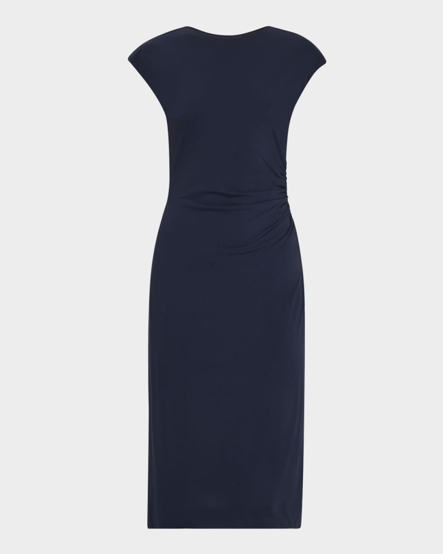 ワンピース EMPORIO ARMANI Woman Dress Blue EW000636AF12364 UB089 Ottoman jersey sheath dress | Emporio Armani