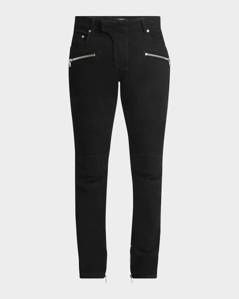 【市川隼基着用】BALMAIN BIKER PANTS WHITE 31 nm_4925191_100106_m