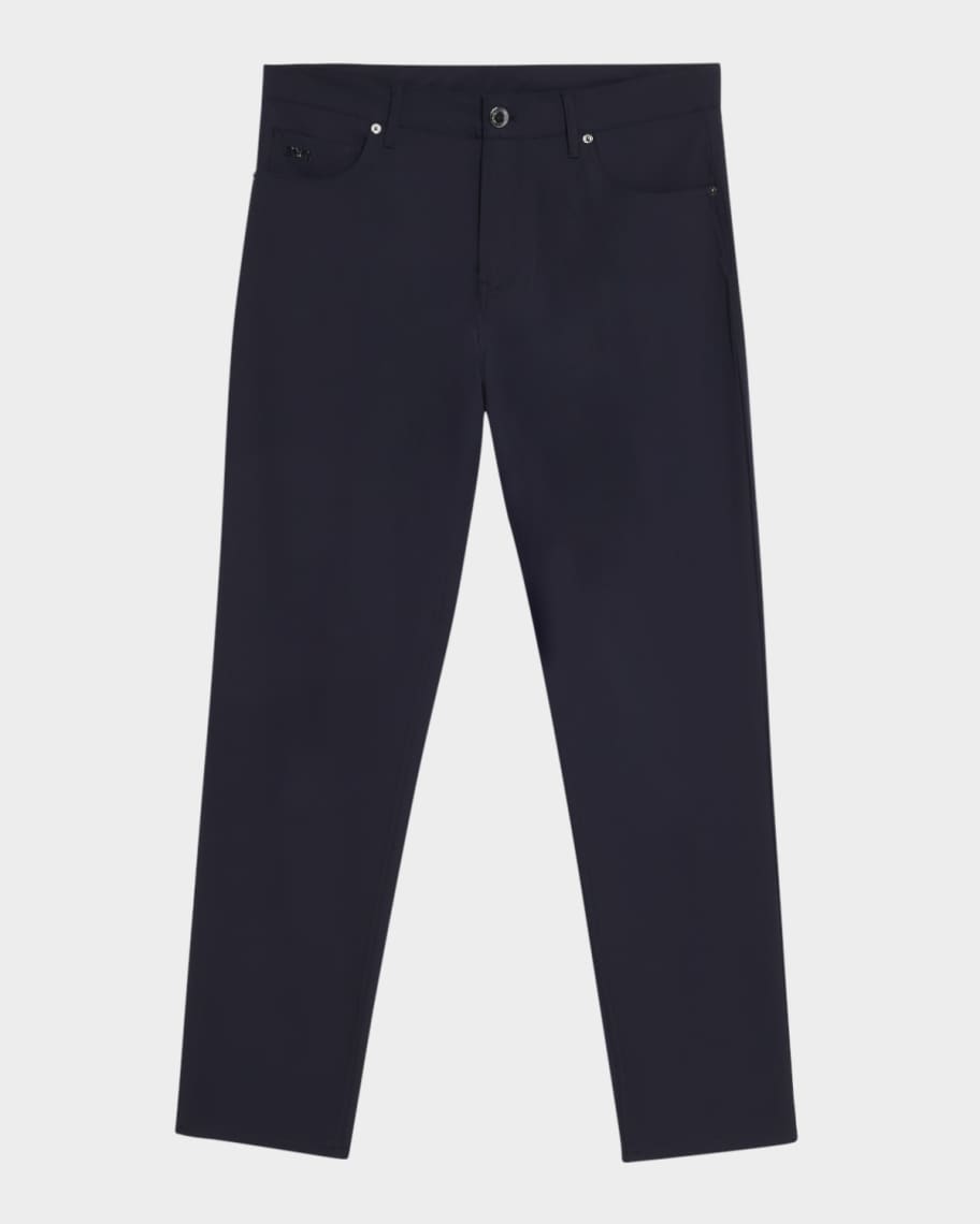Giorgio Armani Men's Stretch Five-Pocket Pants | Neiman Marcus