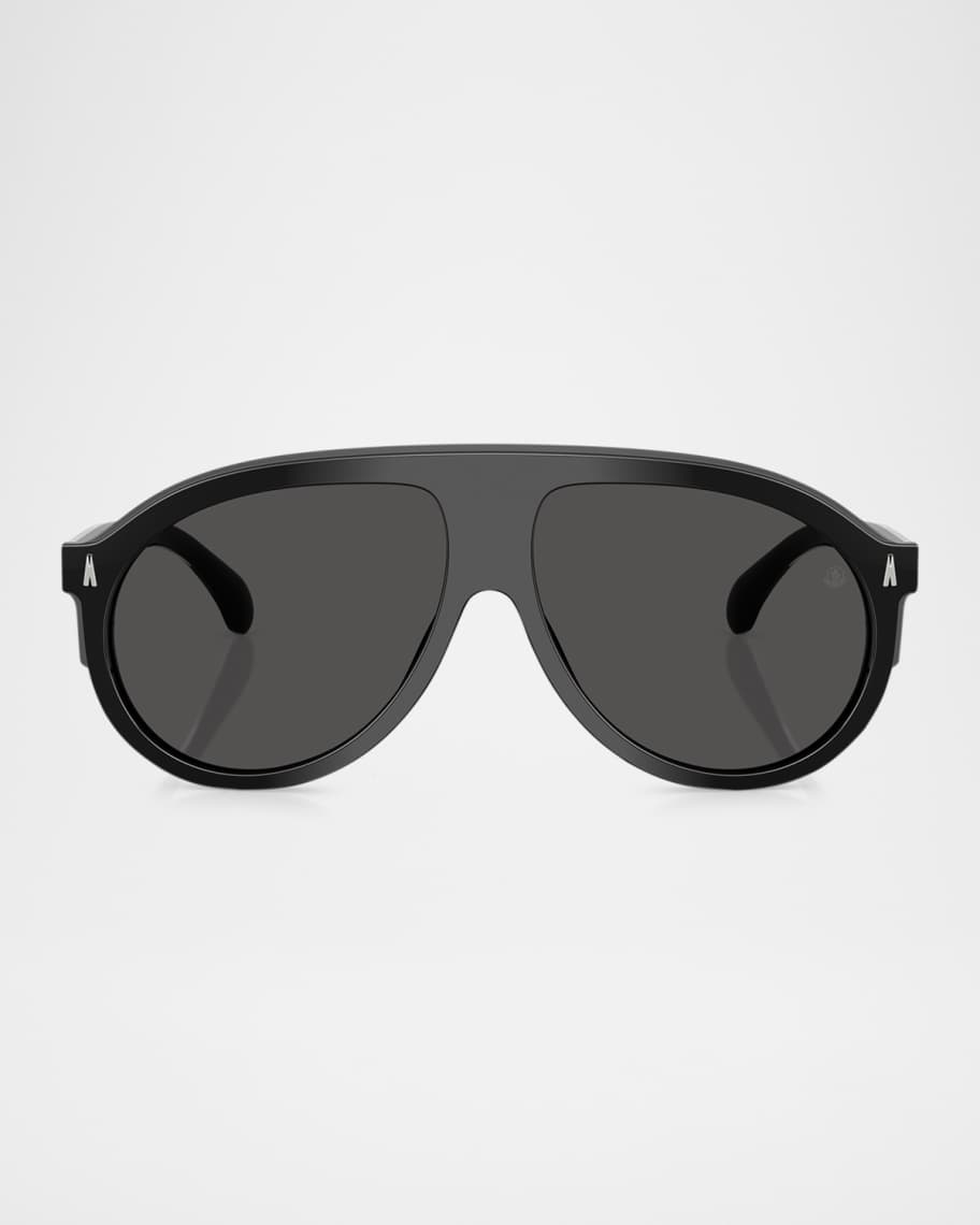 MONCLER アヒエタサンクラス ME6001 30047J Moncler ME6001 Aviator Sunglasses | Neiman Marcus