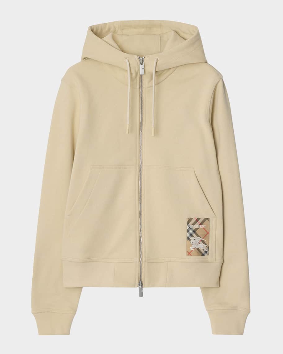 最終決算 Burberry Logo Patch Zip-Up Hoodie | Neiman Marcus トップス