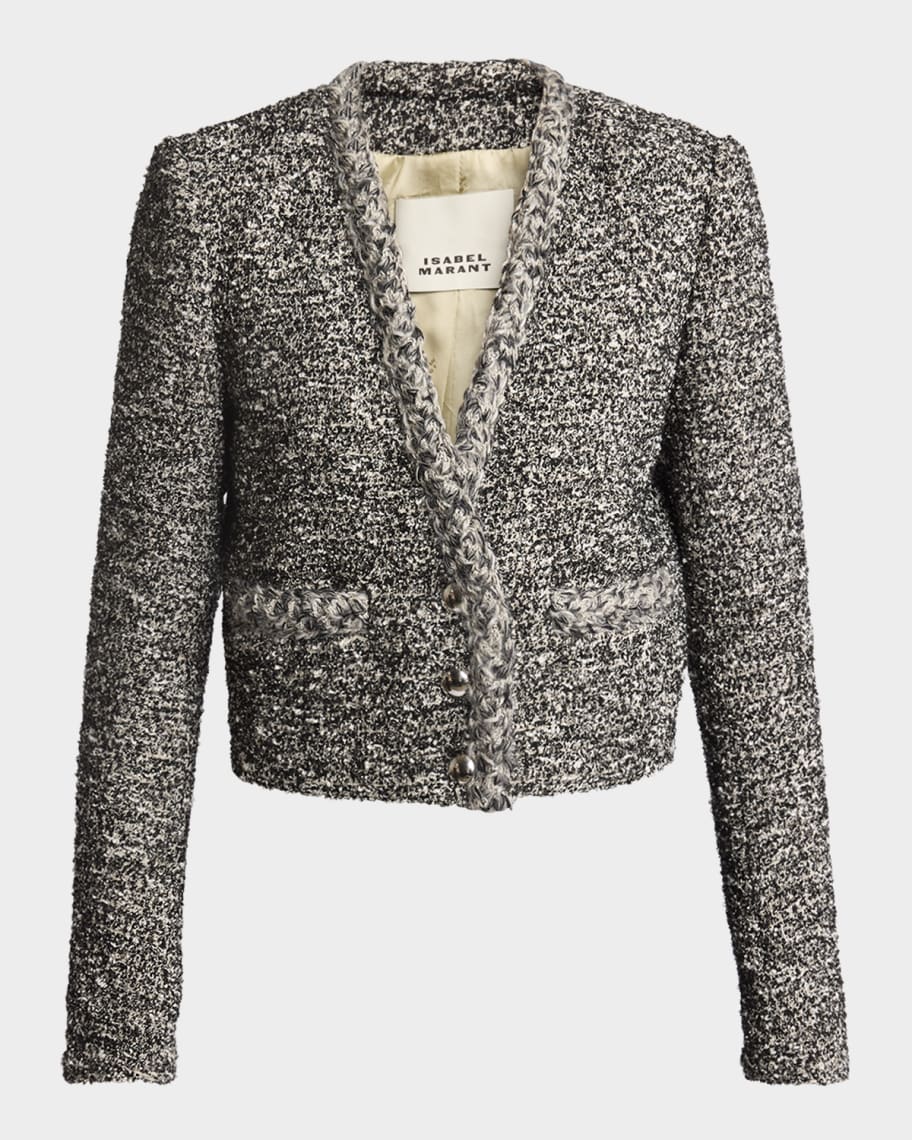 Isabel Marant Gwendoline Boucle Single-Breasted Jacket