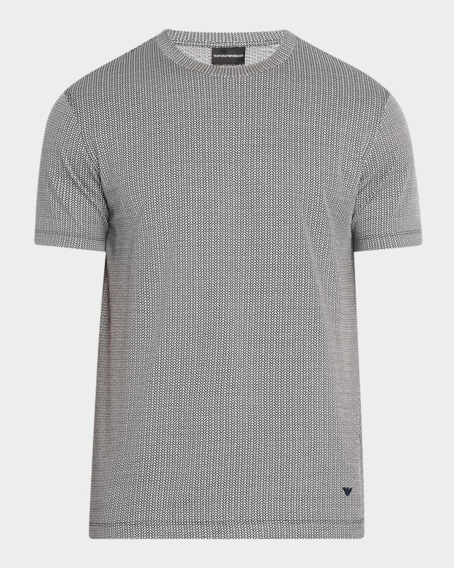 Men's Geometric Crewneck T-Shirt