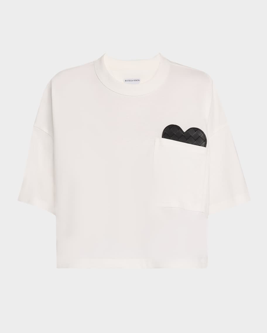 【関税＆送料込み】Bottega Veneta Logo Cotton T-Shirt Bottega Veneta T-shirt コットンジャージー Tシャツ ブルー