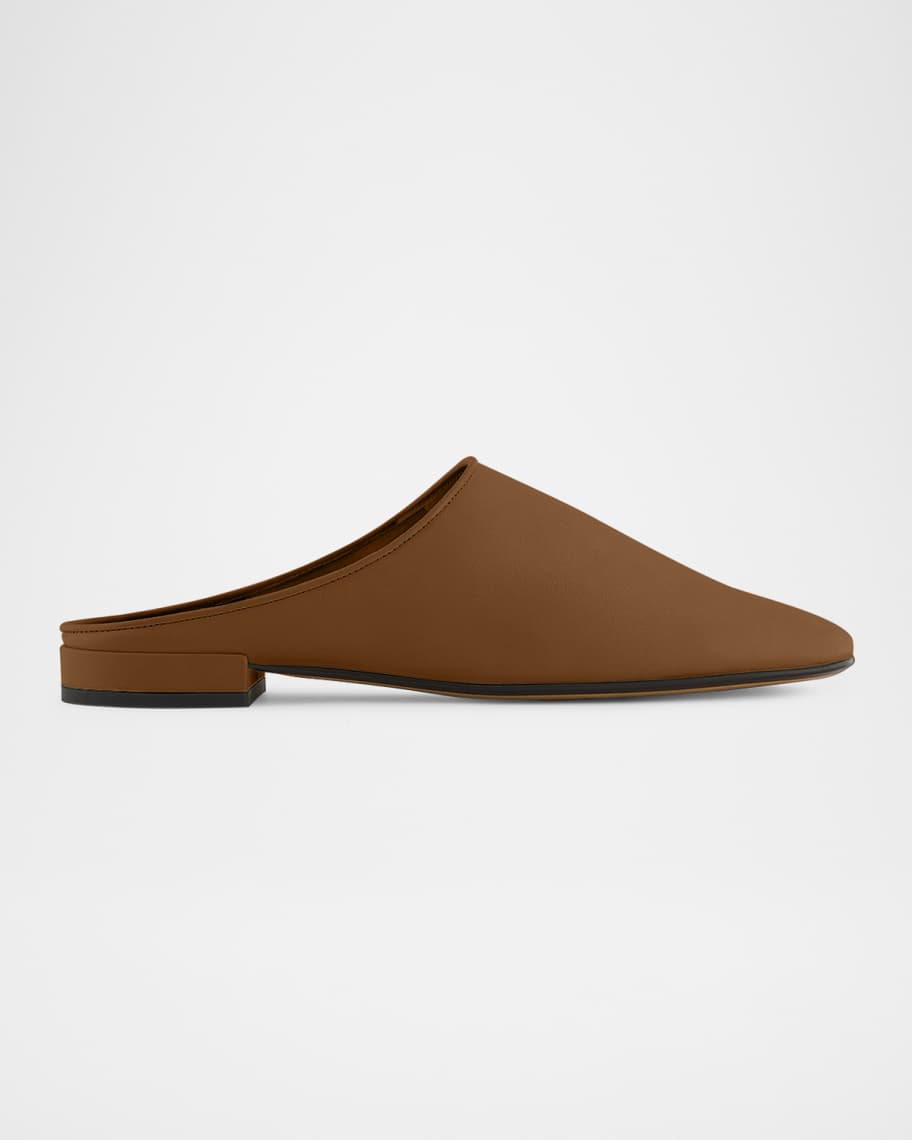 Soft Calfskin Ballerina Mules