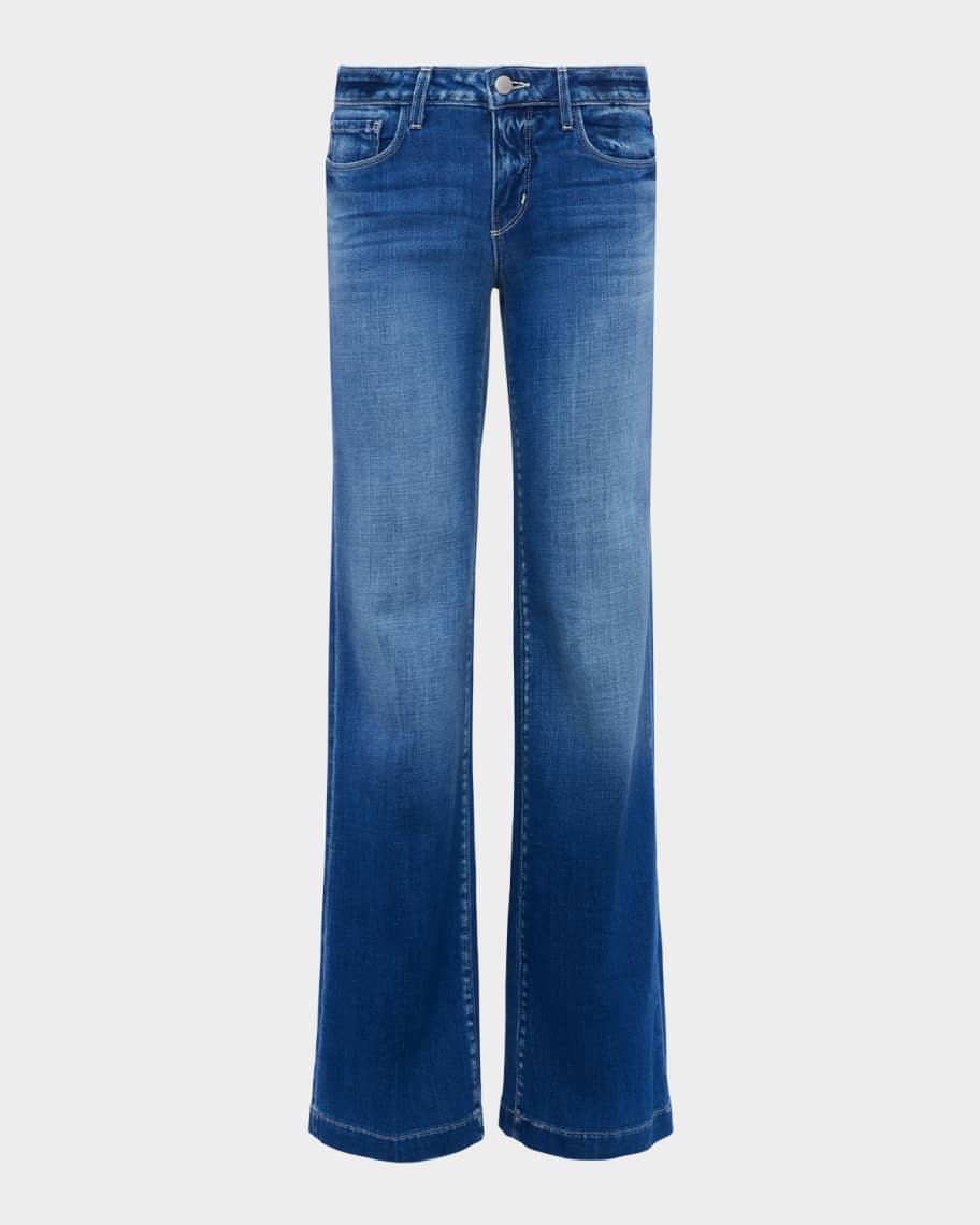 Joanne Low-Rise Wide-Leg Jean Essex - L'AGENCE
