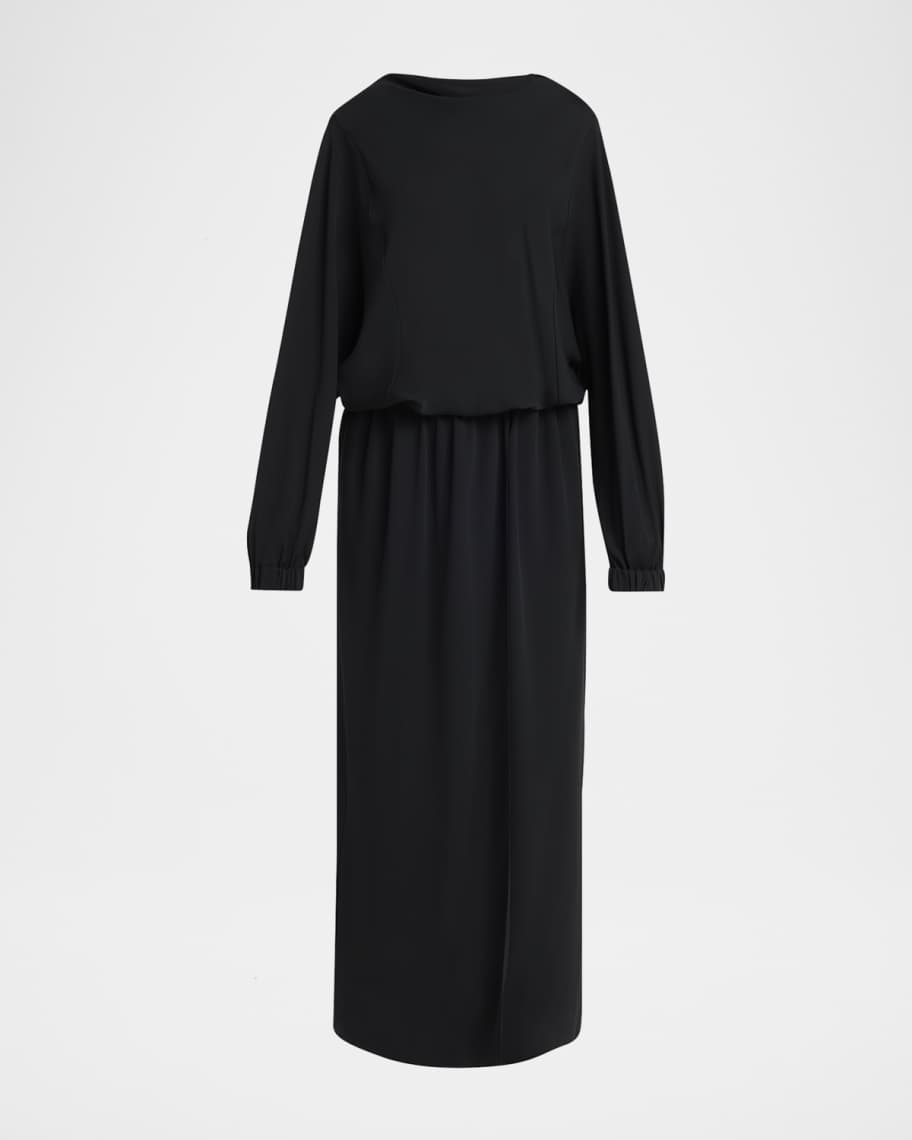 giorgio armani long triple silk georgette dress Giorgio Armani long triple silk georgette dress - Meghan Markle Dresses