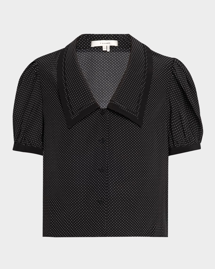 FRAME ​The Polka Dot Sailor Blouse | Neiman Marcus