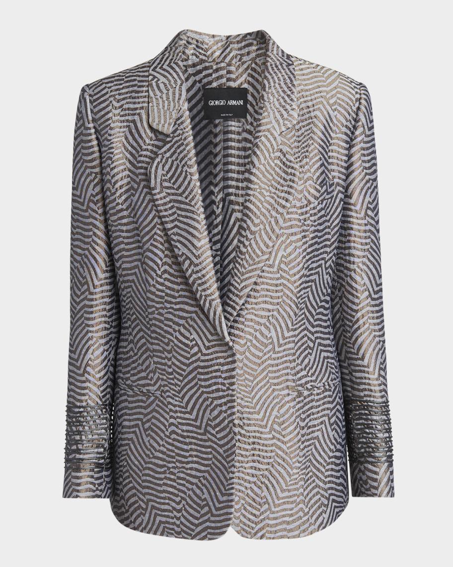 ジャケット・アウター GIORGIO ARMANI - silk mix crocodile jk nm_4932065_100134_m