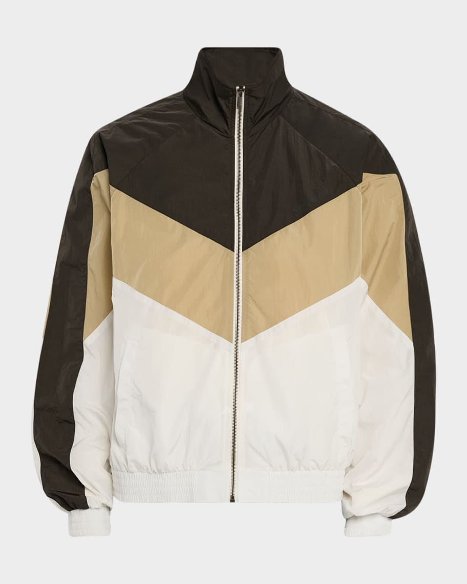 ジャケット・アウター SAINT LAURENT nylon jacket Saint Laurent Men's Colorblock Nylon Jacket | Neiman Marcus