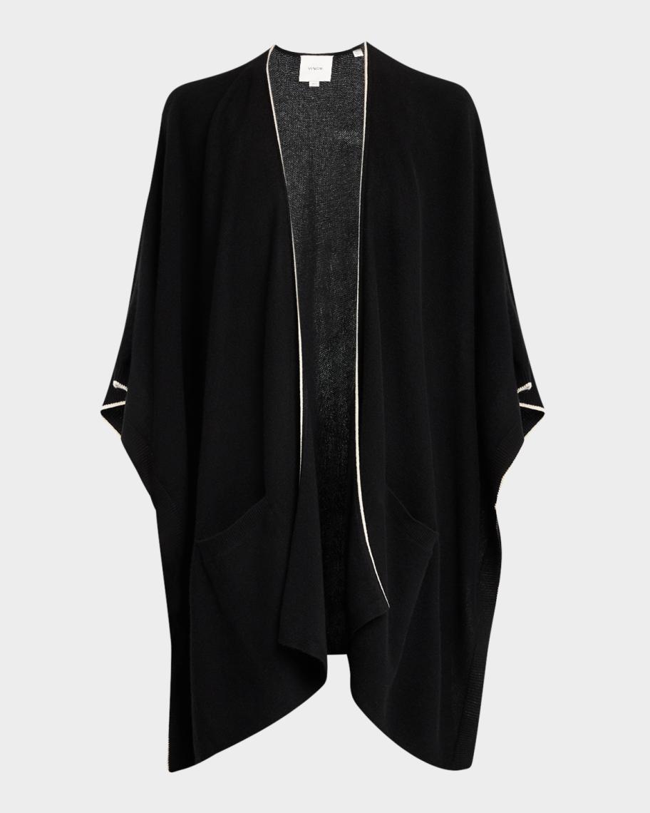 Vince Cashmere Tipped Cape with Pockets | Neiman Marcus