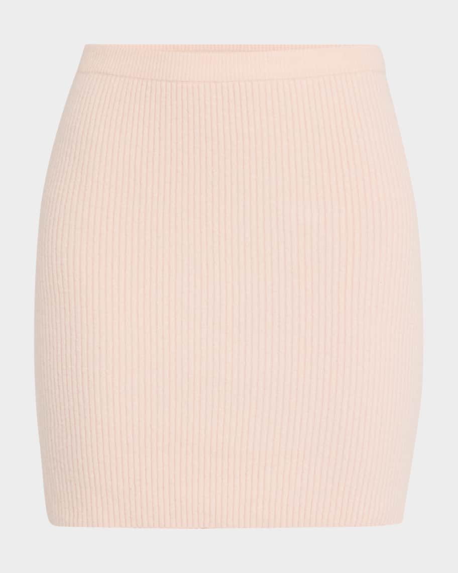 スカート PRADA Yellow Cashmere Mini Skirt Prada Yellow Cashmere Mini Skirt | italist