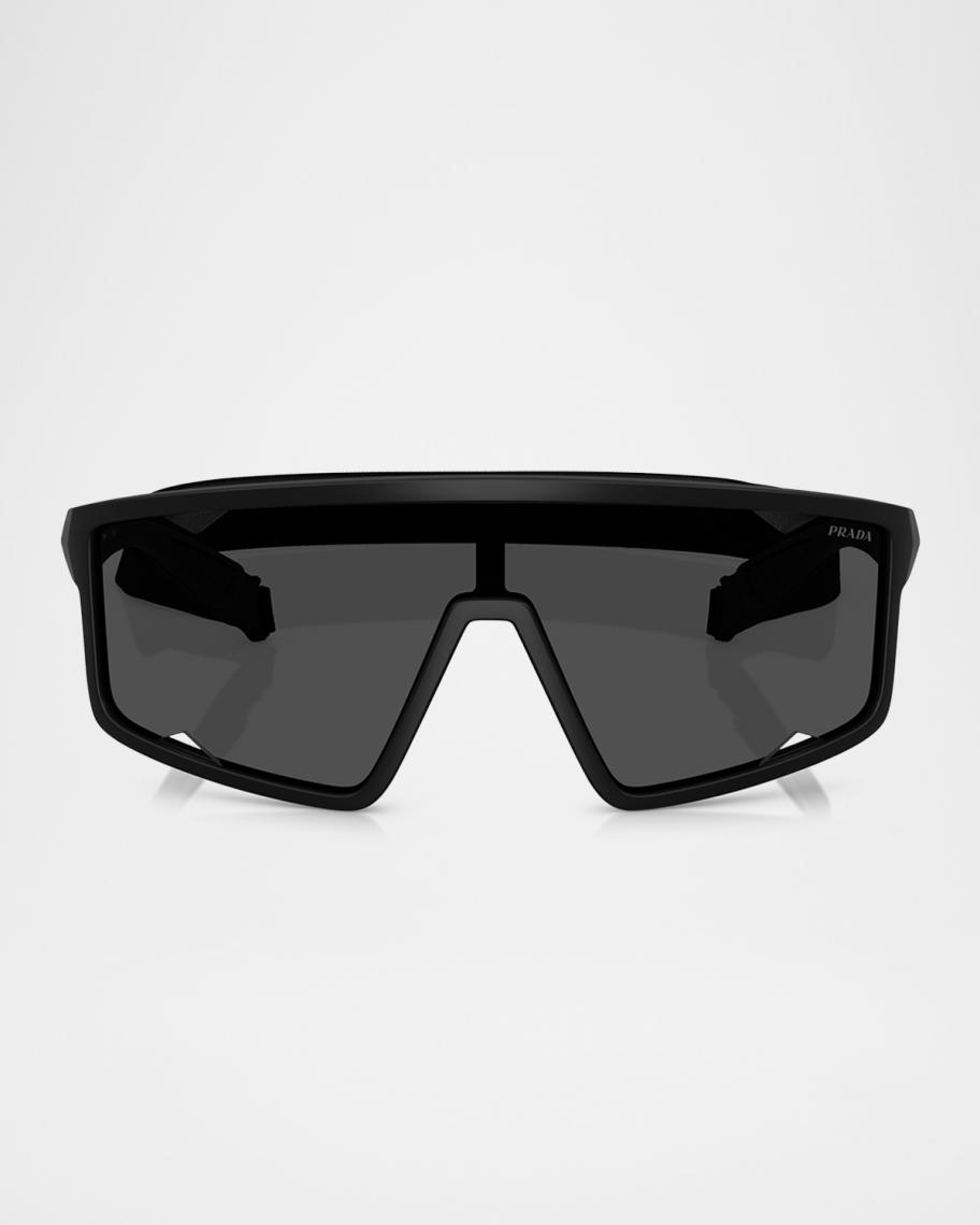 Prada Men's Linea Rossa PS A03S Rectangular Sunglasses | Neiman Marcus