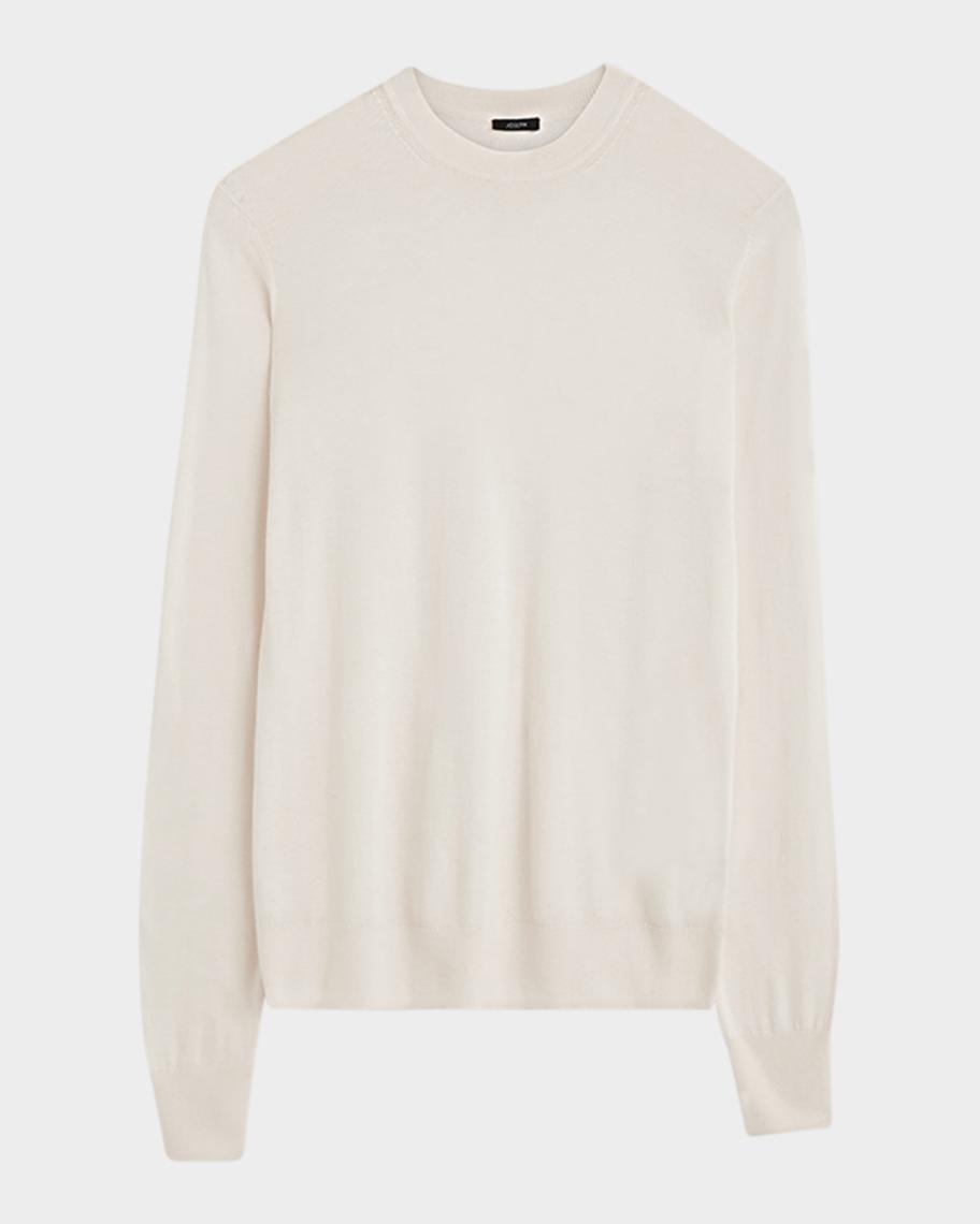 Joseph Crewneck Cashmere-Blend Sweater | Neiman Marcus