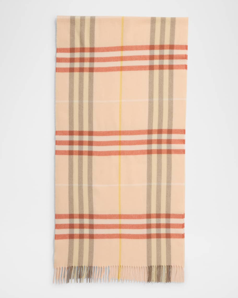 スカーフ BURBERRY MU WASHED GIANT CHK SCARF Burberry MU WASHED GIANT CHK CS | Neiman Marcus