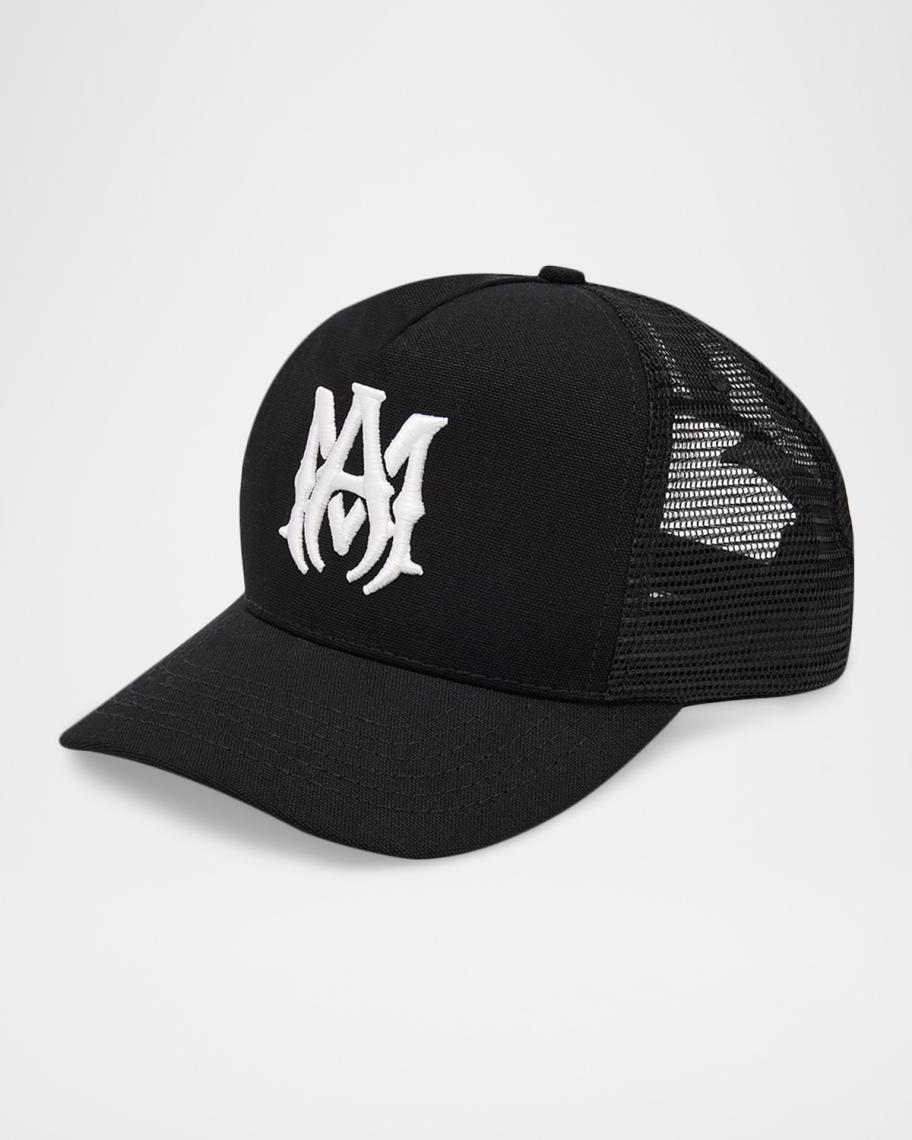 Amiri Men's MA Logo Trucker Hat | Neiman Marcus