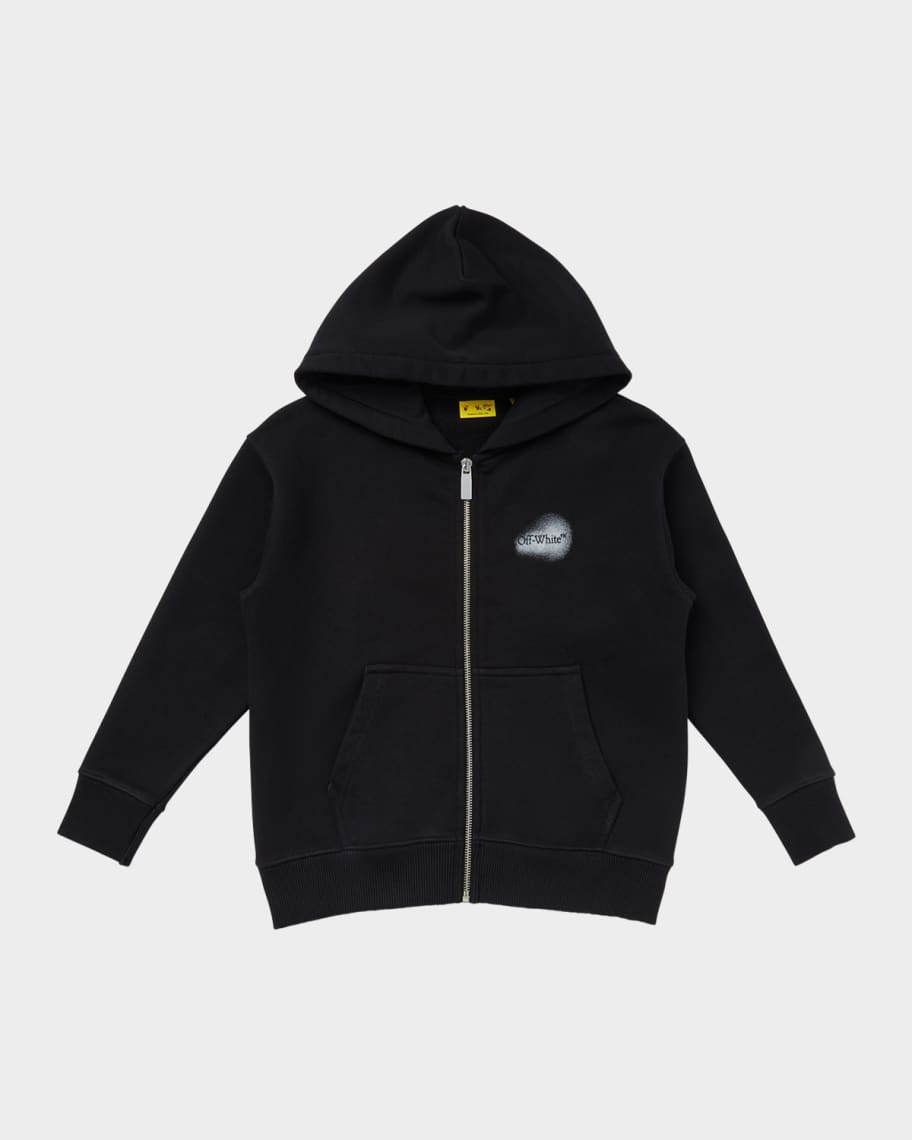 OFF WHITE オフホワイト wind arrow zip hoodie OFF WHITE | Wind Arrow Zip Hoodie | Men | Black | Flannels
