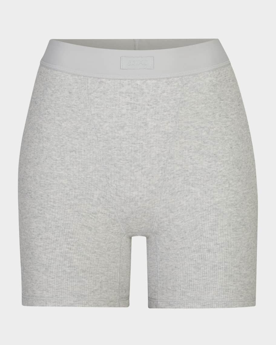 【関税込み】SKIMS レッド Cotton Rib ボクサーショーツ SKIMS Red Cotton Rib Boxer Shorts SKIMS