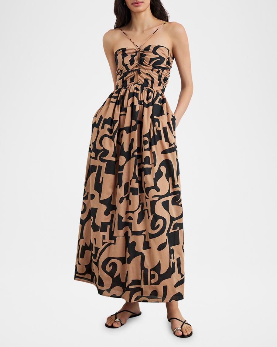 rails silvia midi dress Rails Silvia Dress - Banana Leaf