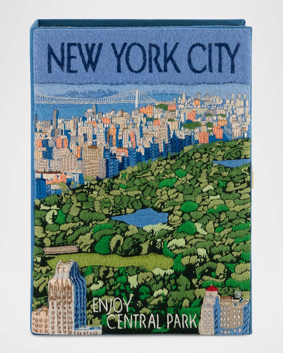 Olympia Le-Tan New York City Book Clutch Bag | Neiman Marcus