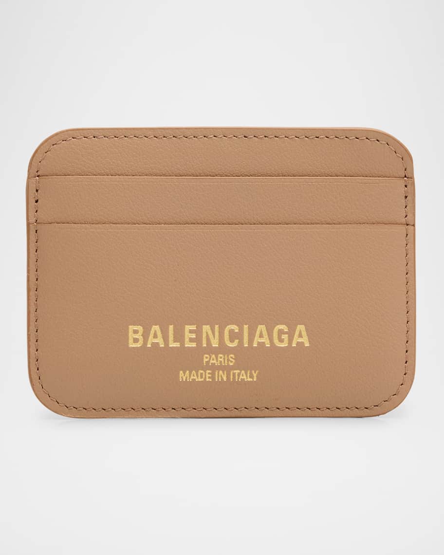 Balenciaga Cash 2.0 Leather Card Holder | Neiman Marcus