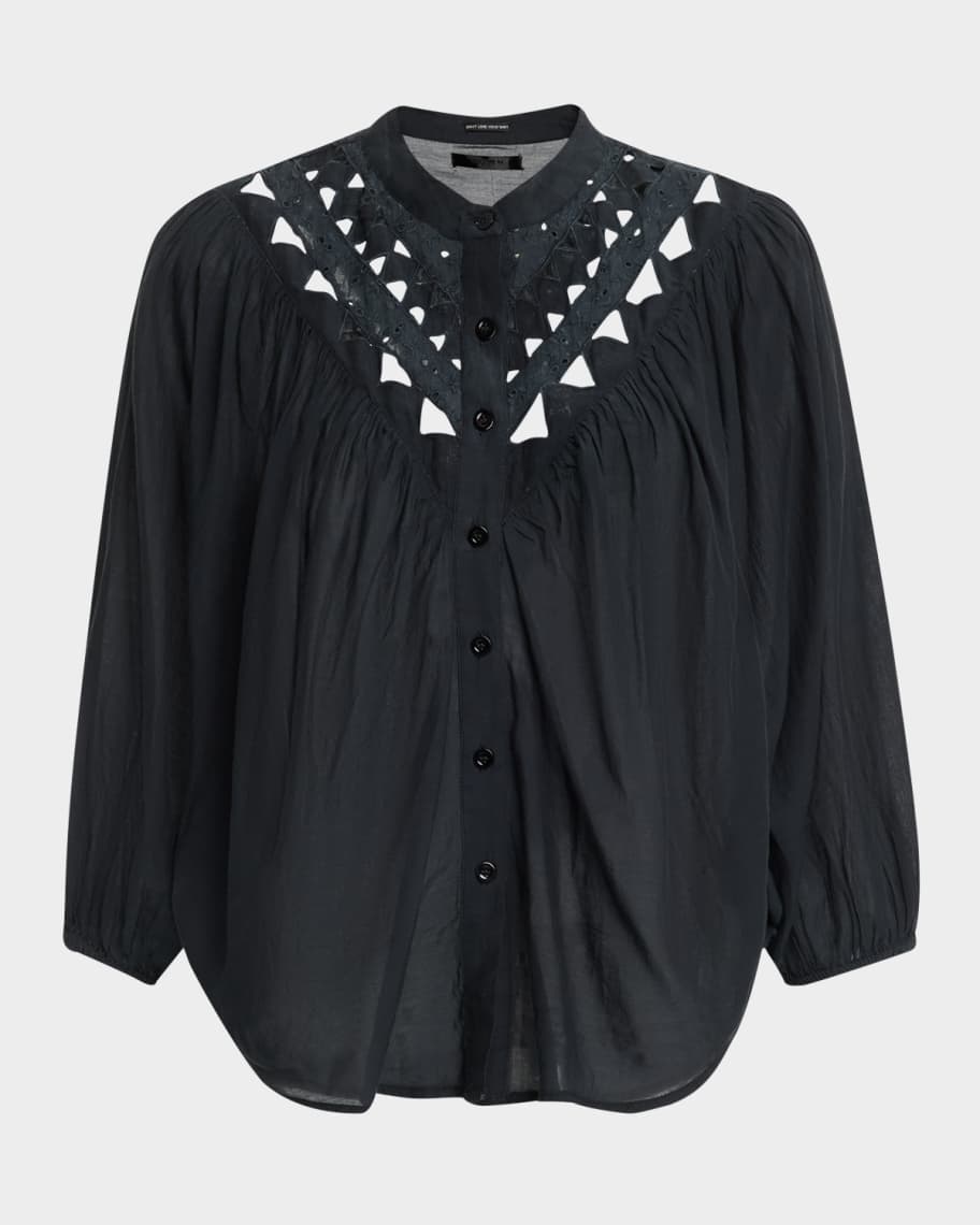 MOTHER The V-Yoke Shirt | Neiman Marcus