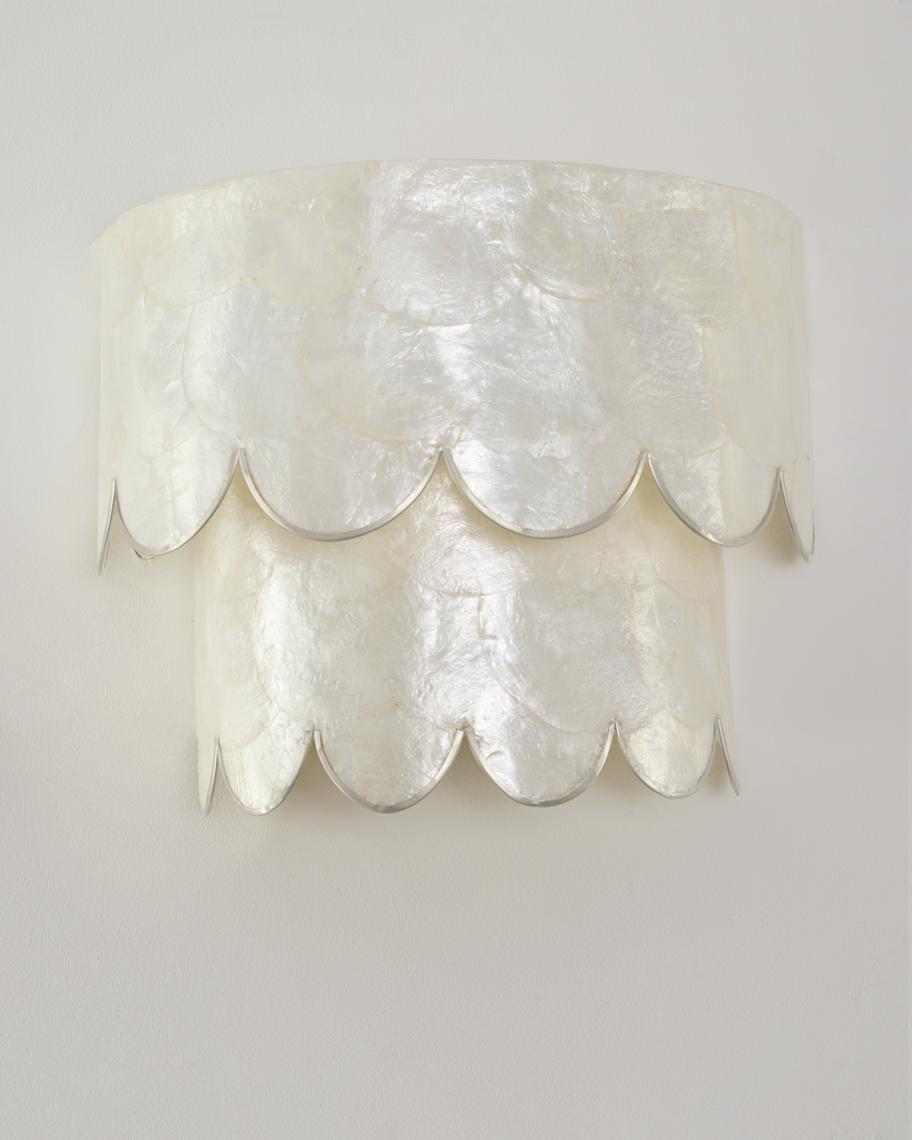 Neiman Marcus Scalloped Sconce
