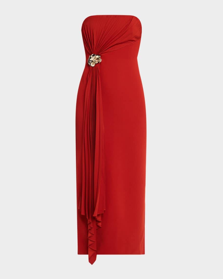 Acler Whitnell Strapless Midi Dress