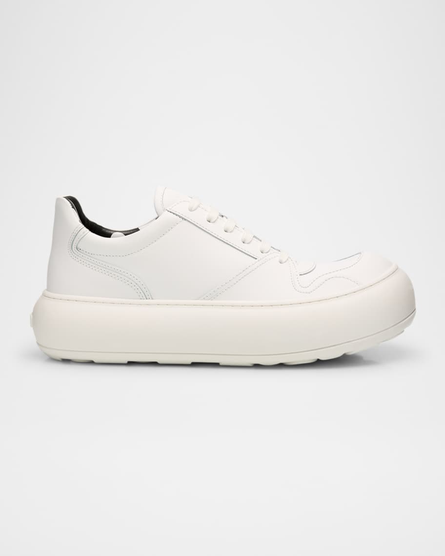 Moschino Men's Chunky Leather Low-Top Sneakers | Neiman Marcus