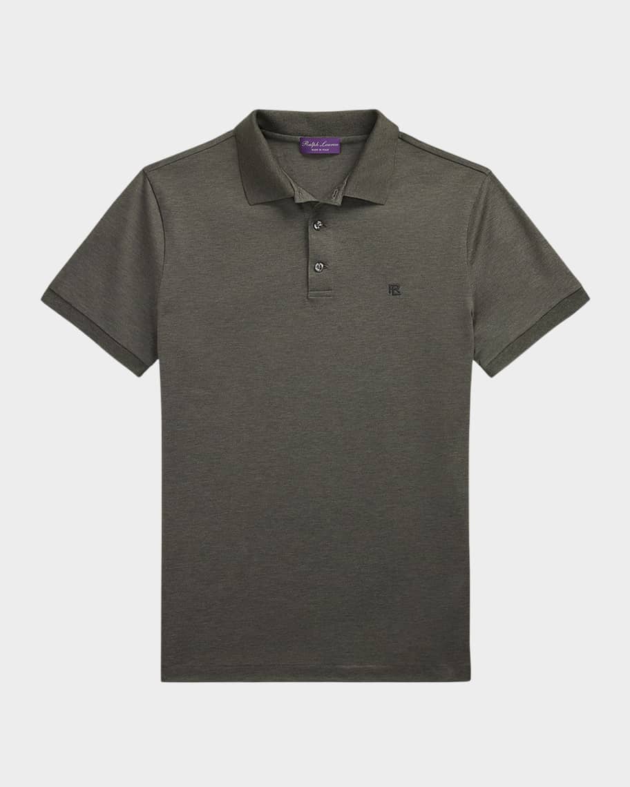ポロシャツ Polo Ralph Lauren Purple Cotton Custom Slim-Fit Polo Shirt Men's Custom Fit Piqué Polo Shirt | Ralph Lauren