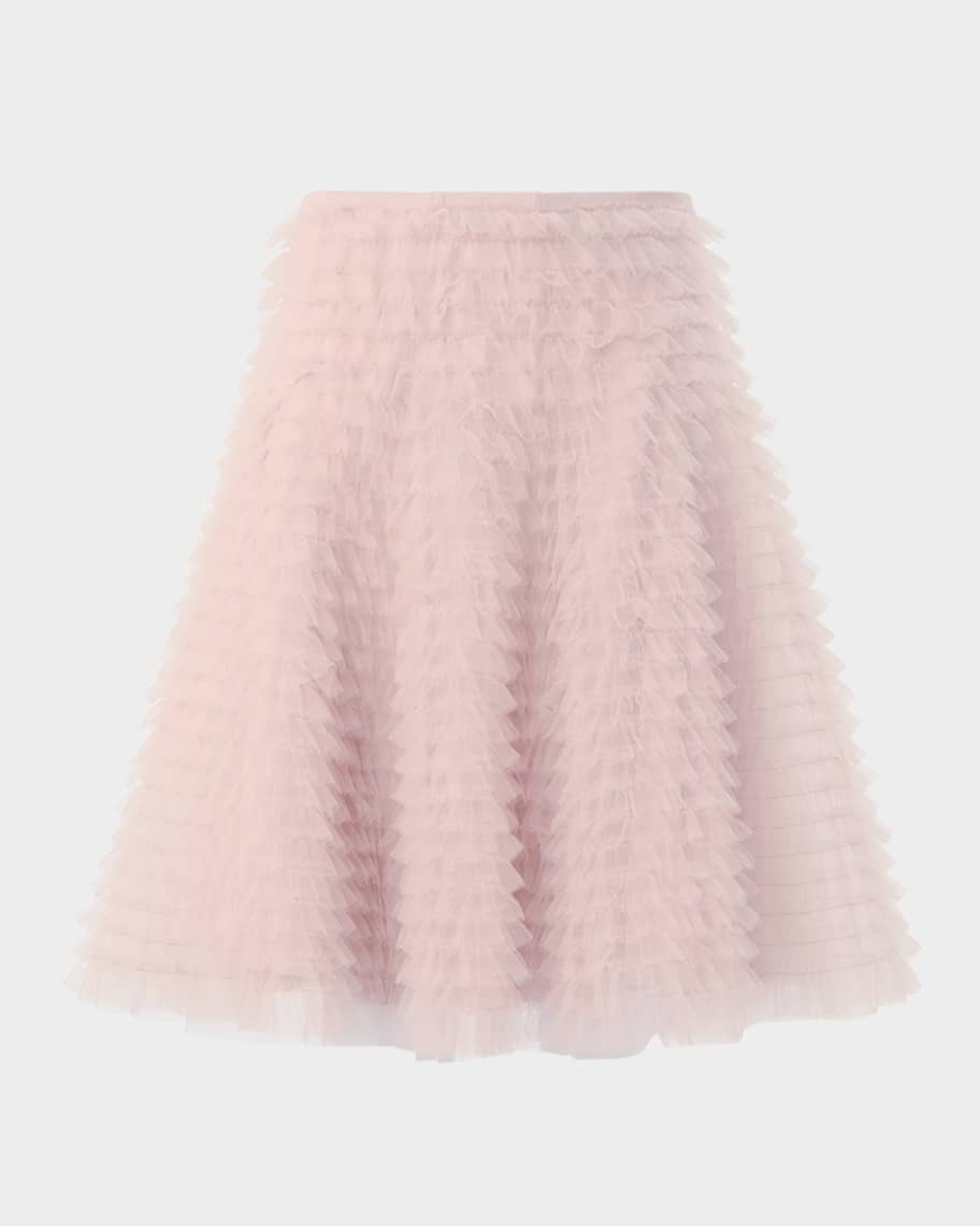 スカート willfully random tiered tulle & pongeeSK tulle tiered skirt – BUNNY APARTMENT