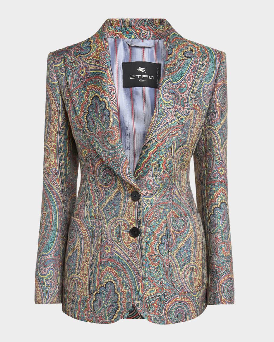 アウターその他 ETRO Woman Blazer Blue WRCA0072AV583 X0889 ETRO: Blazer woman - Blue | Etro blazer WRCA0072AV583 online