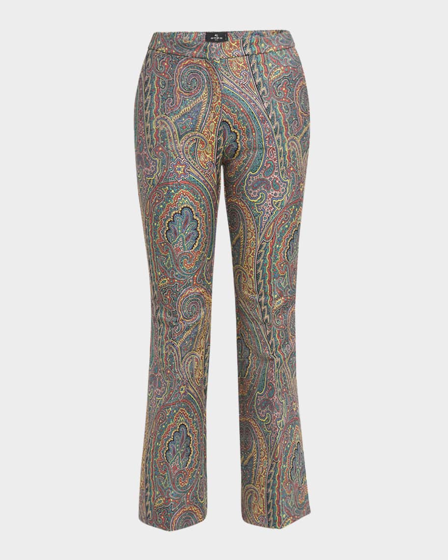 パンツ ETRO FW22 Etro Trousers (13200 576252) ETRO Pegaso-motif Cropped Cargo Trousers | Neutrals | FARFETCH