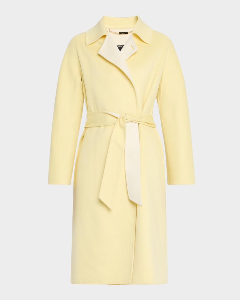 Kiton Double-Face Cashmere Wrap Coat | Neiman Marcus