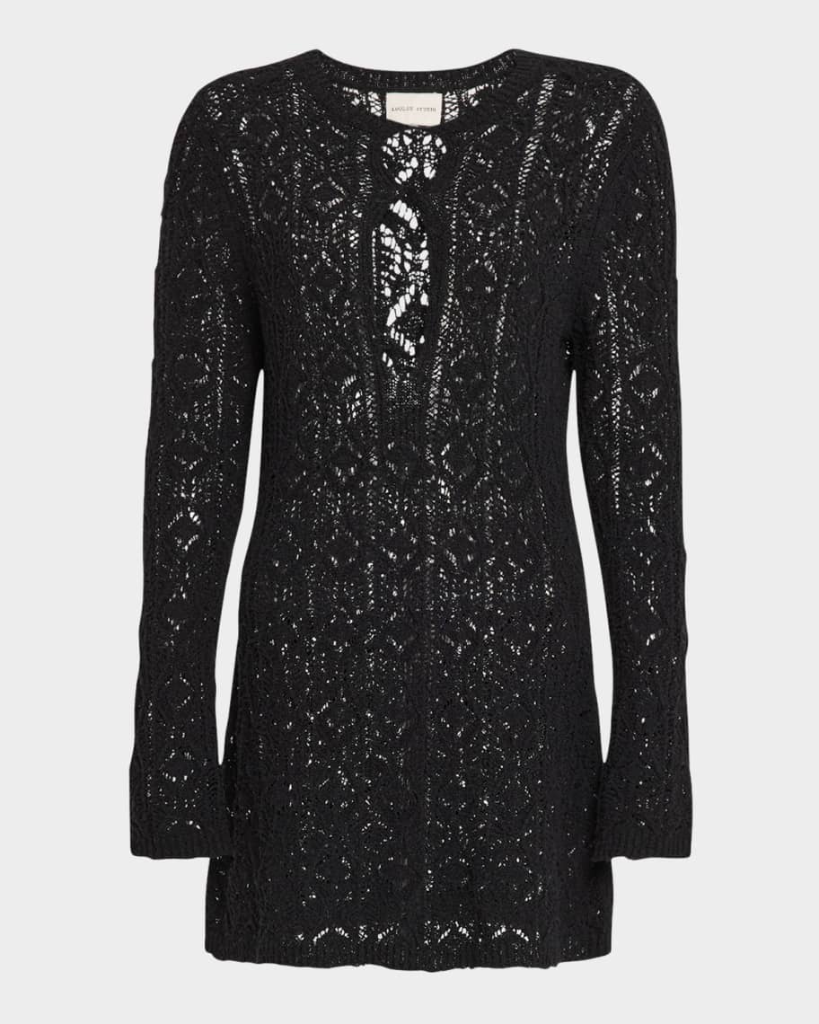 Evan Lace Stitch Dress