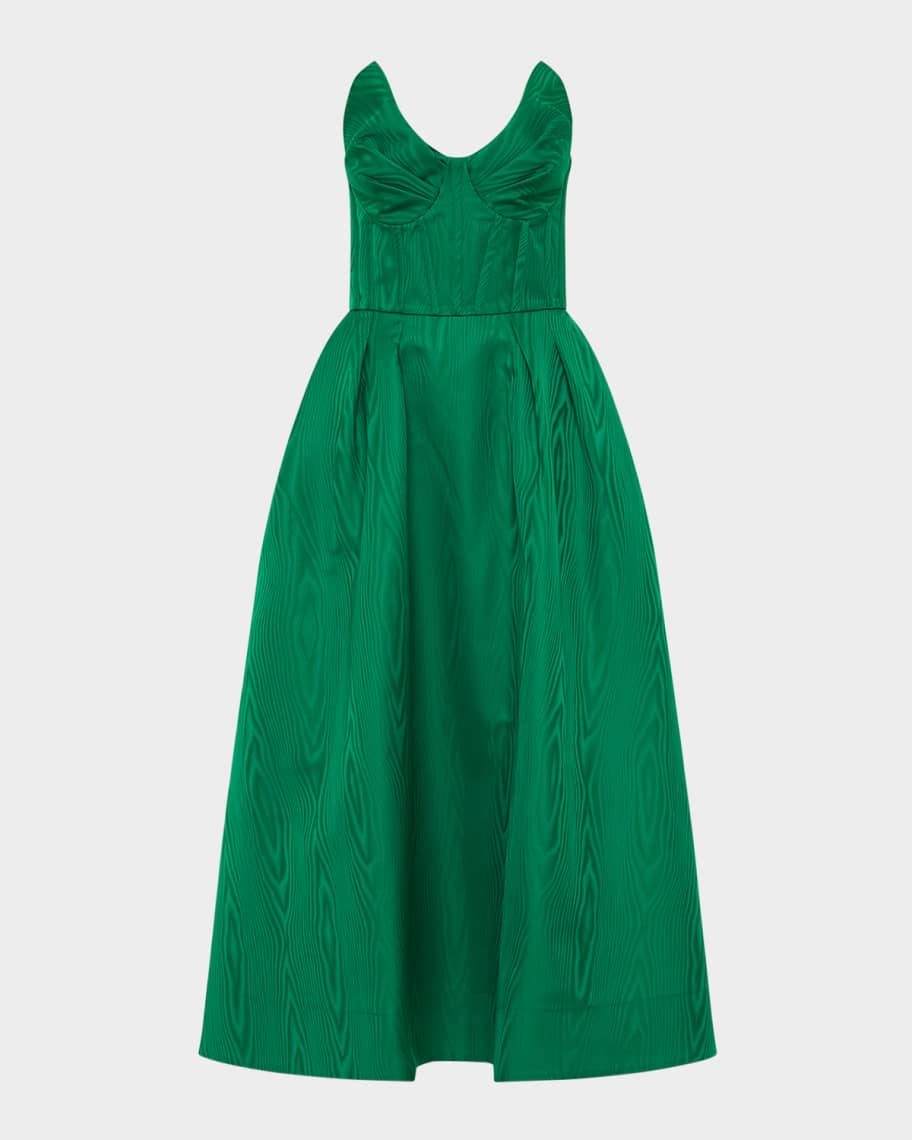【REBECCA VALLANCE】MARCELLA STRAPLESS MIDI DRESS Marcella Strapless Midi Dress – Rebecca Vallance