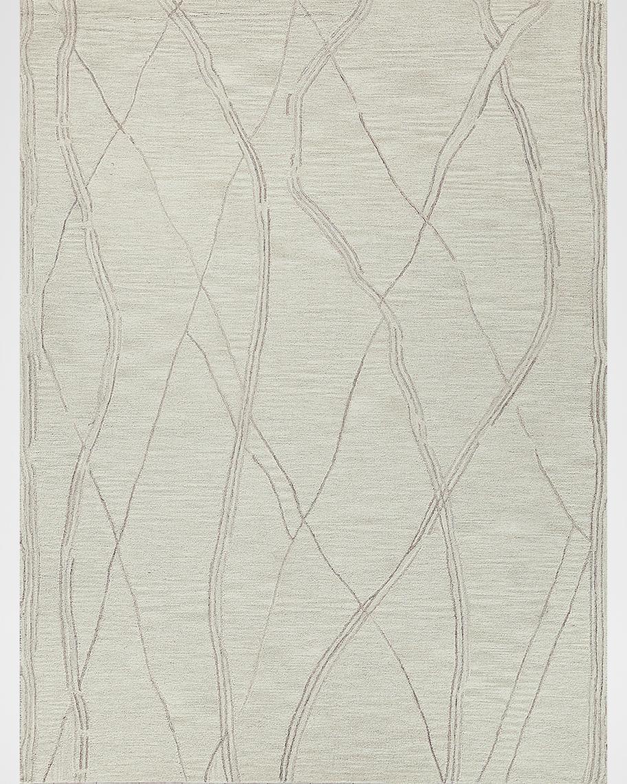 Exquisite Rugs Tangiers Hand-Tufted Ivory/Beige Rug, 12' x 15' | Neiman ...