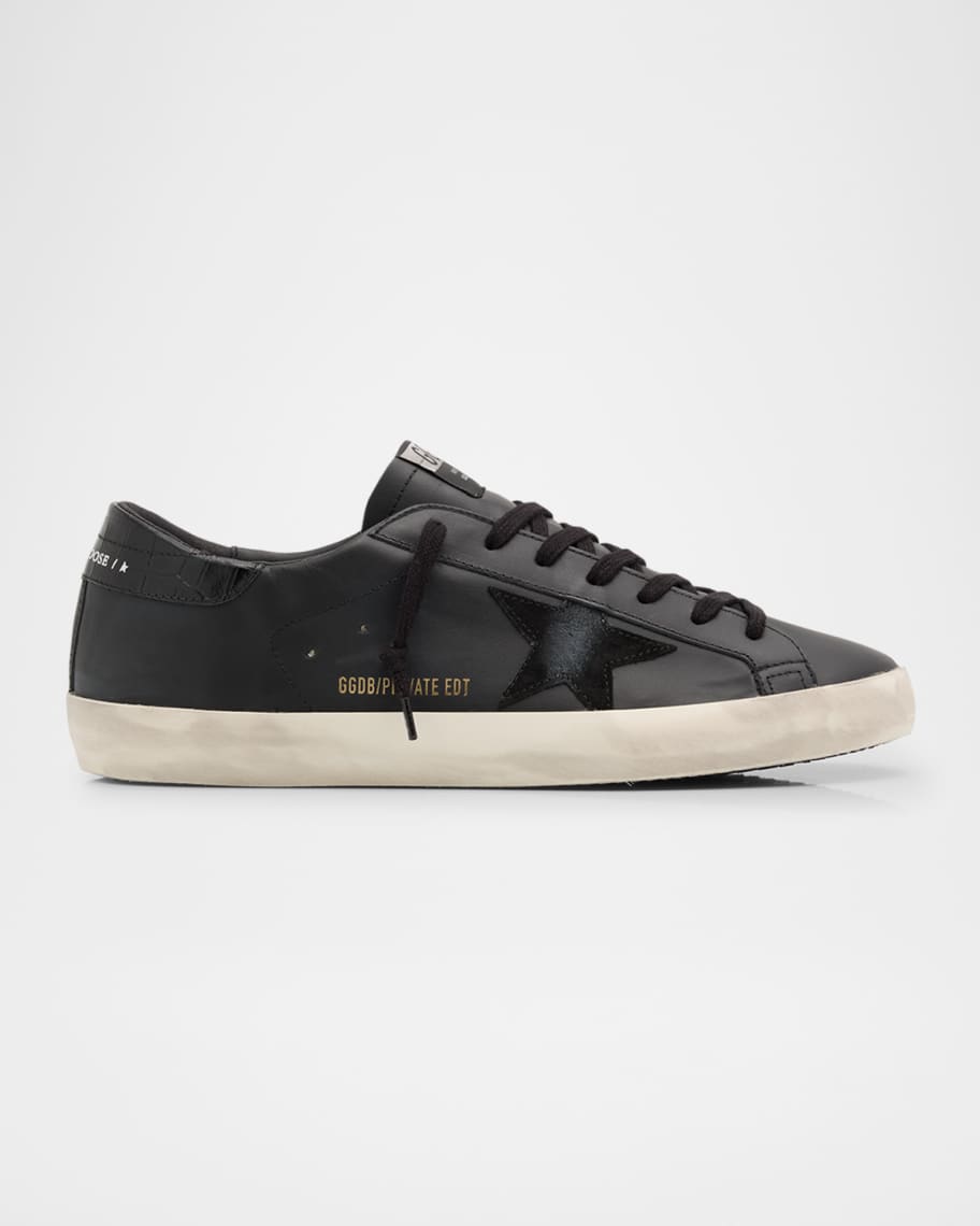 Golden Goose Men's Super-Star Low-Top Leather Sneakers | Neiman Marcus