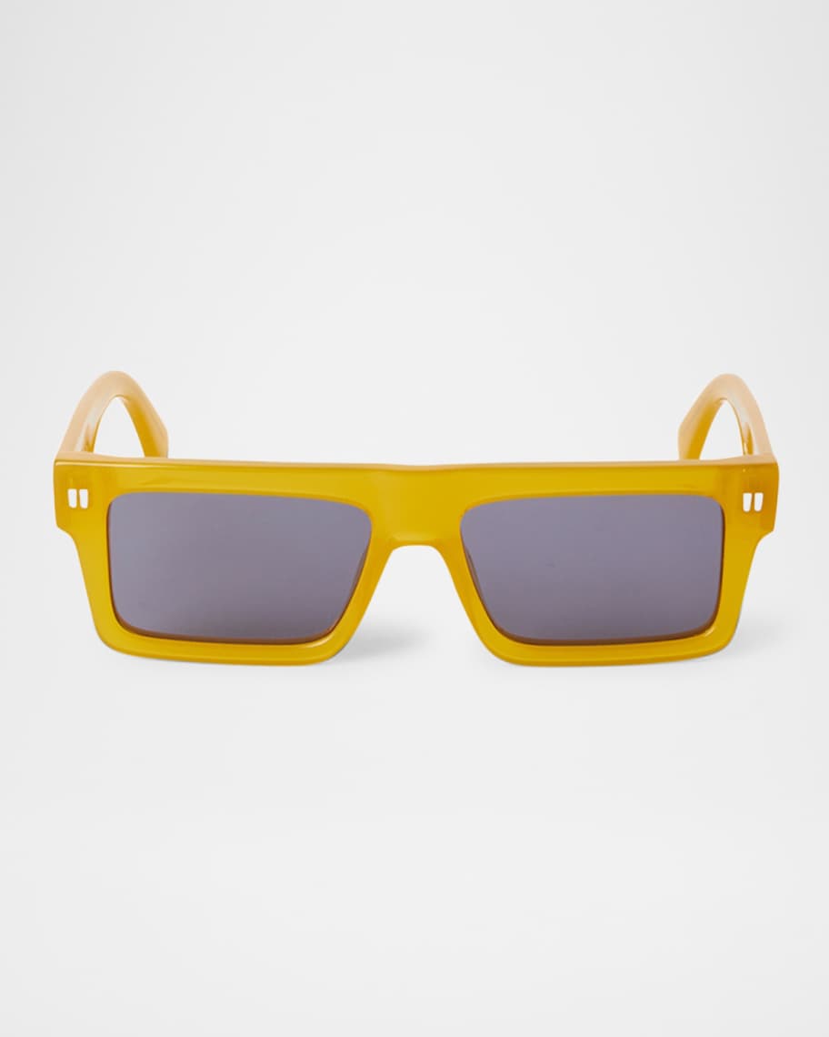 【送料&関税込】Off-White Chandler Sunglasses - Unisex Off-White Men's Chandler Acetate Rectangle Sunglasses