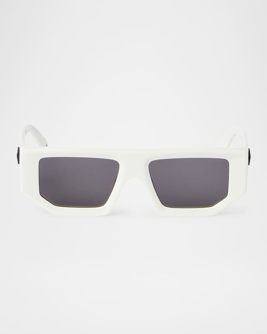 Off-White Men's Vancouver Acetate Rectangle Sunglasses | Neiman Marcus