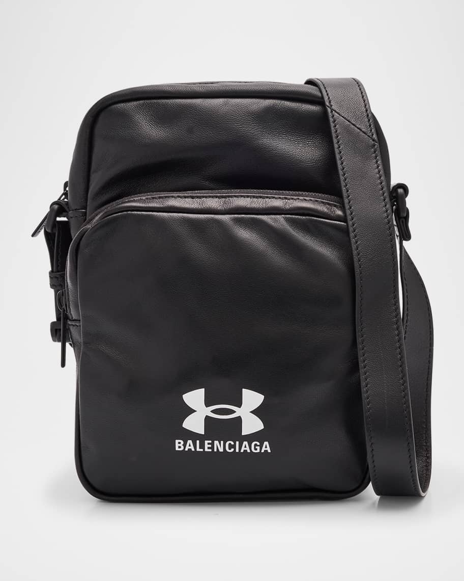 BALENCIAGA x Under Armour ロゴ レザー クロスボディバッグ BALENCIAGA x Under Armour ロゴ レザー クロスボディバッグ