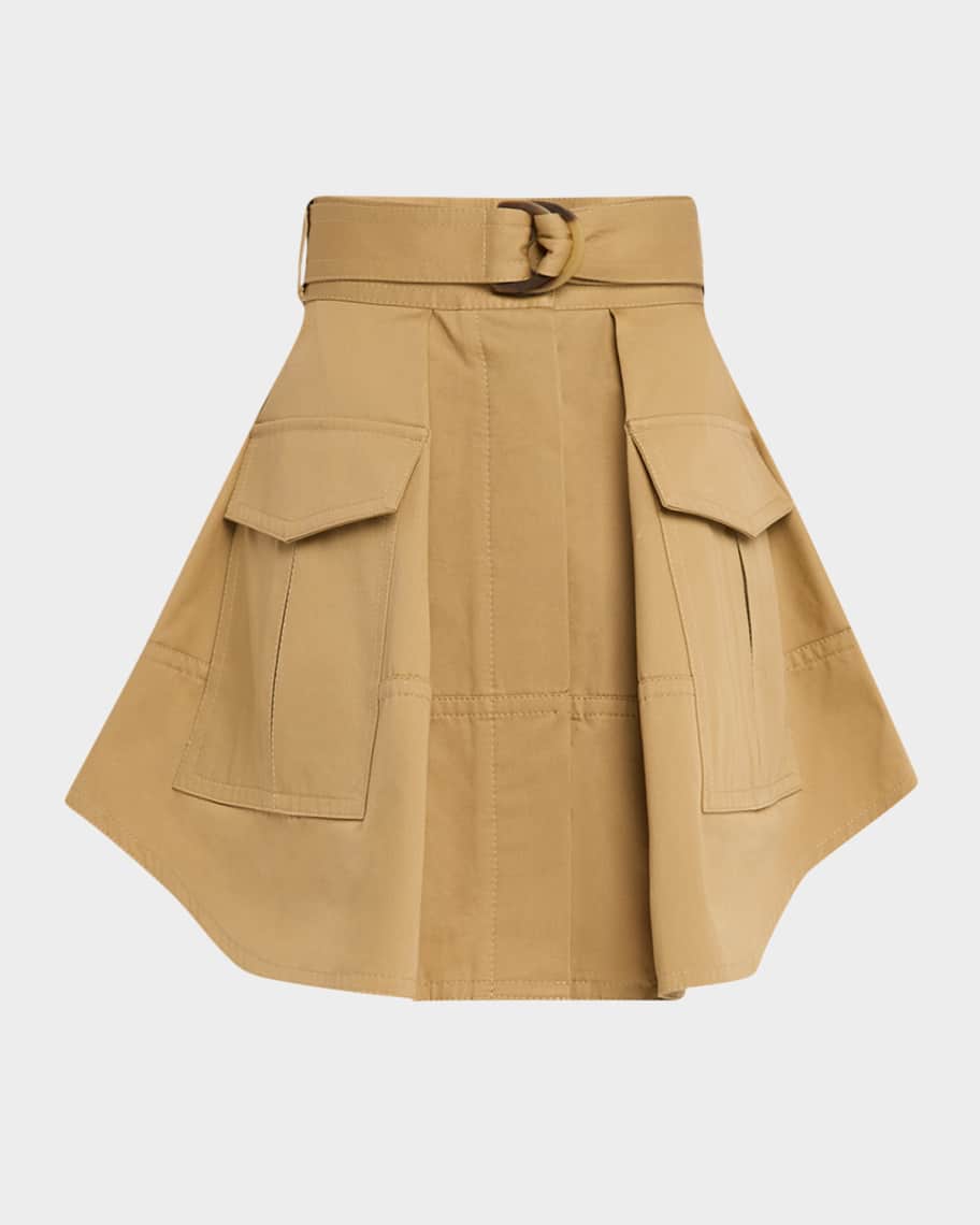 Zimmermann Illuminate Cargo Mini Skirt | Neiman Marcus