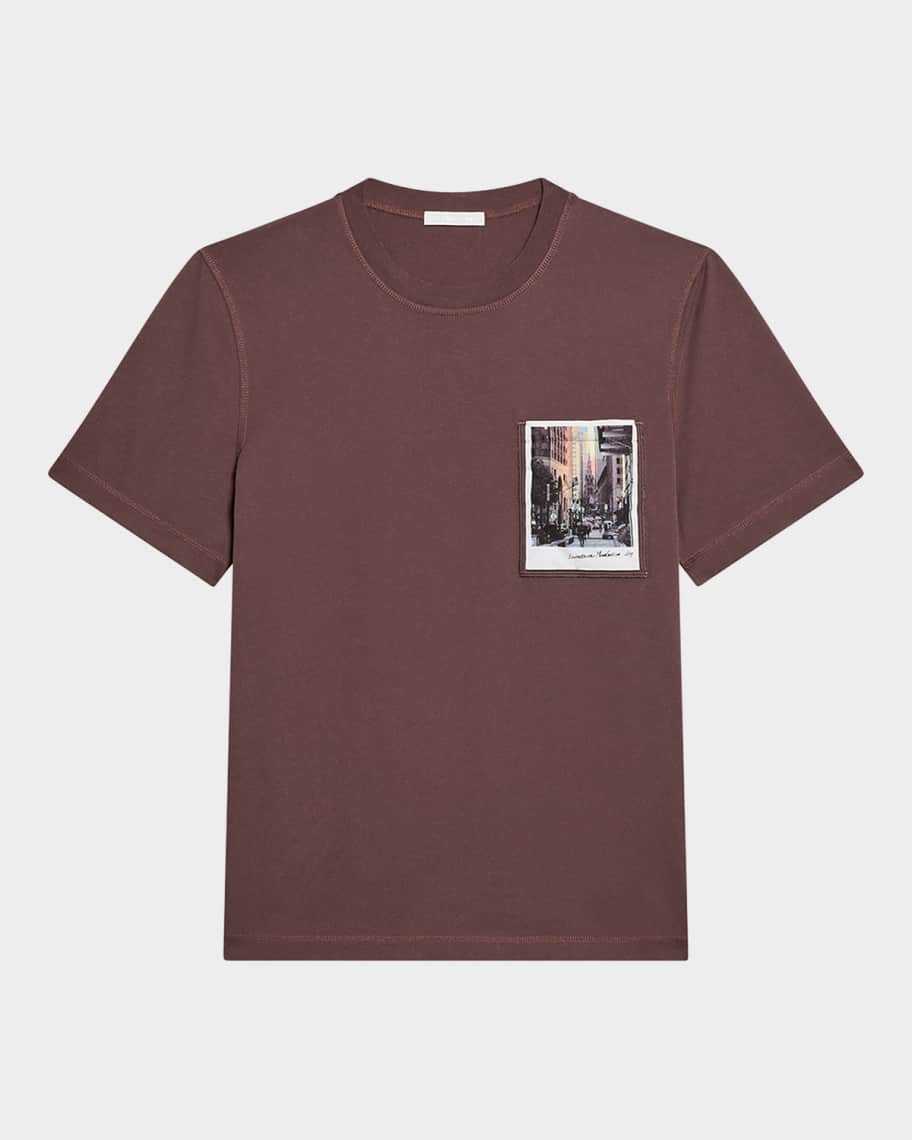 Helmut Lang Men's Manhattan Postcard T-Shirt | Neiman Marcus