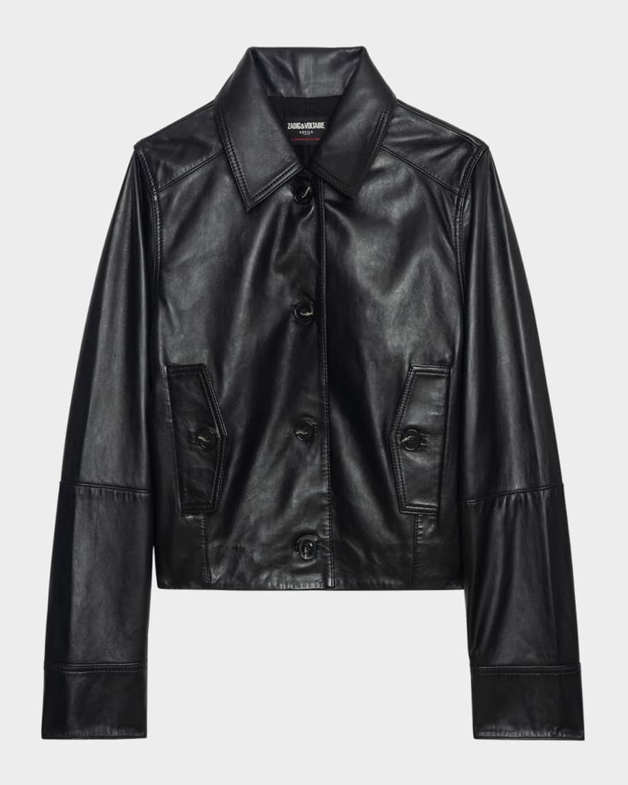 ZADIG & VOLTAIRE X SCHOTT PERFECTO BIKER MOTORCYCLE BLACK