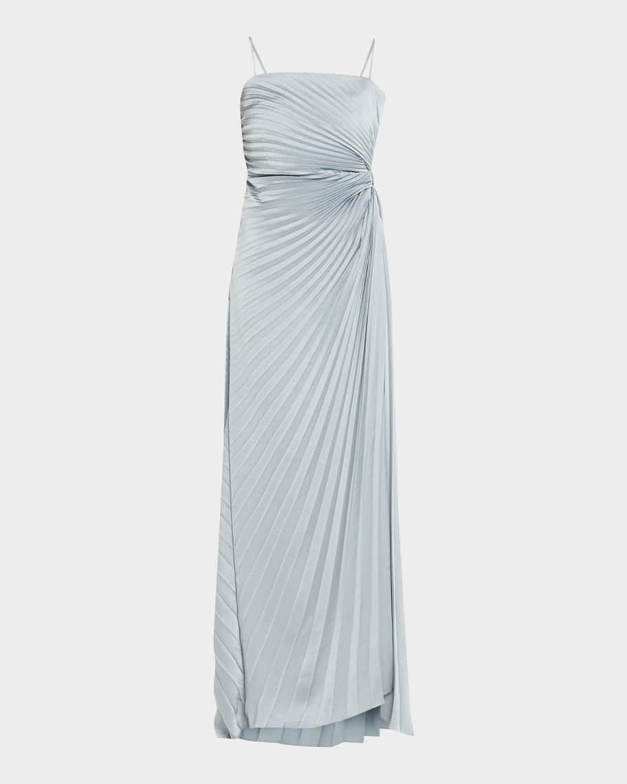 A.L.C. Layla Pleated Strapless Gown | Neiman Marcus