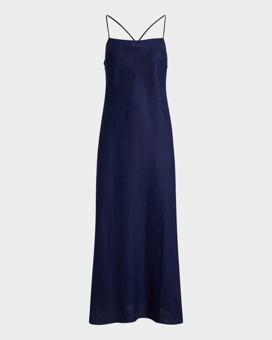 【送料&関税込】Polo Ralph Lauren Ilianne Sleeveless Evening Linen Sleeveless A-Line Dress for Women | Ralph Lauren® IL
