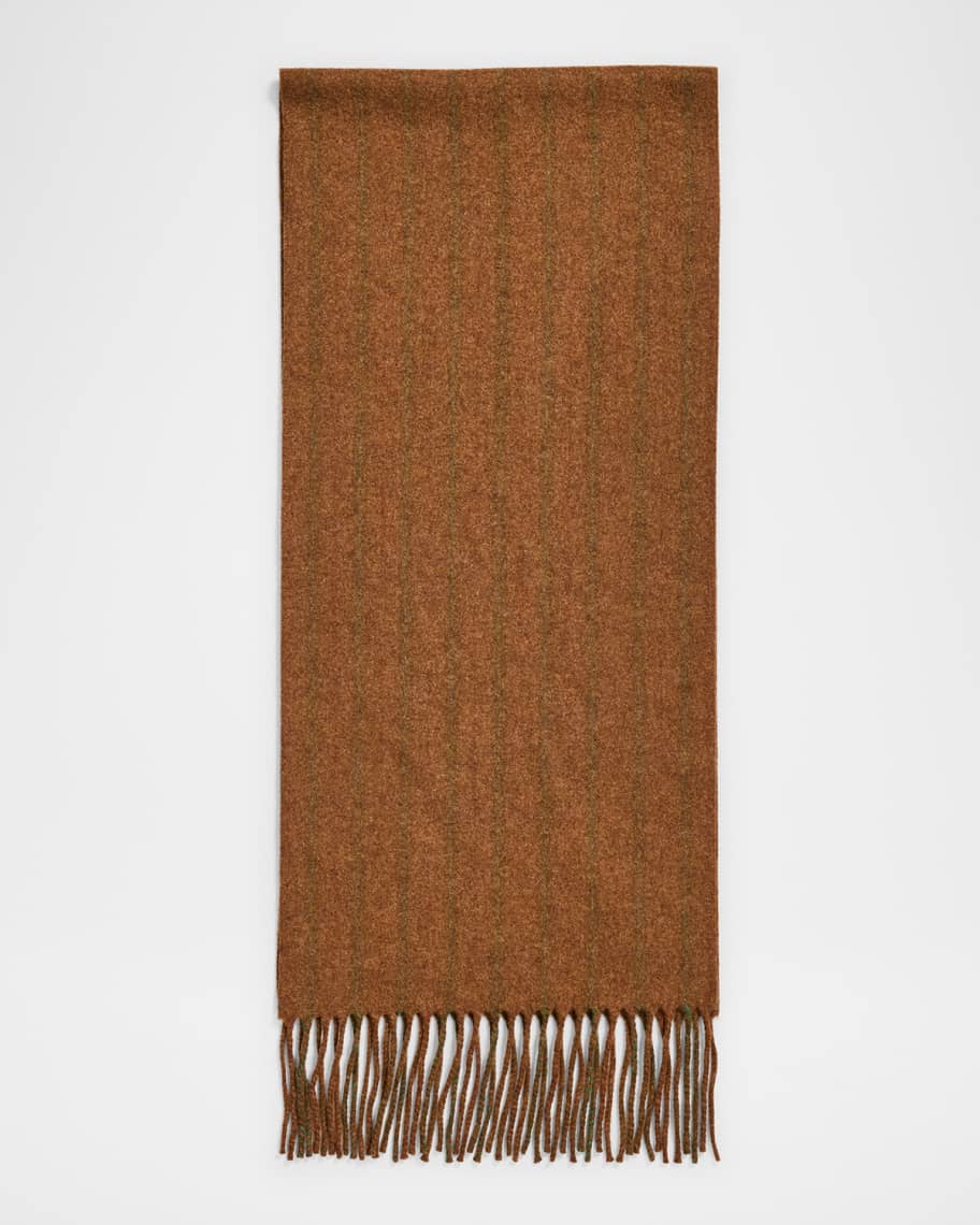 Loro Piana Men's Wish Wool and Cashmere Scarf | Neiman Marcus
