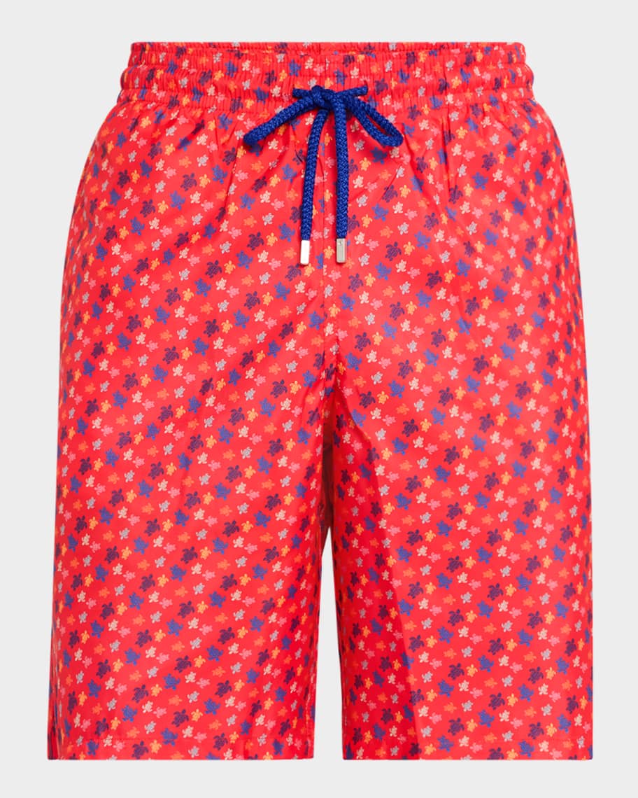 Vilebrequin Men's Okohina Mini Turtle Swim Trunks | Neiman Marcus
