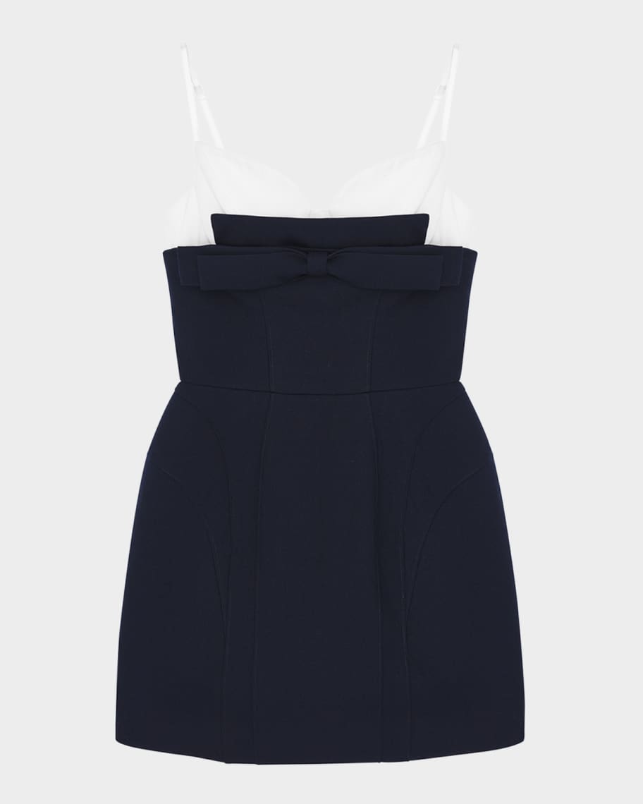 【関税込み】Shushu/Tong ブラウン Bowtie Halter ミニドレス SHUSHU/TONG リボンディテール ミニドレス | グレー | FARFETCH JP