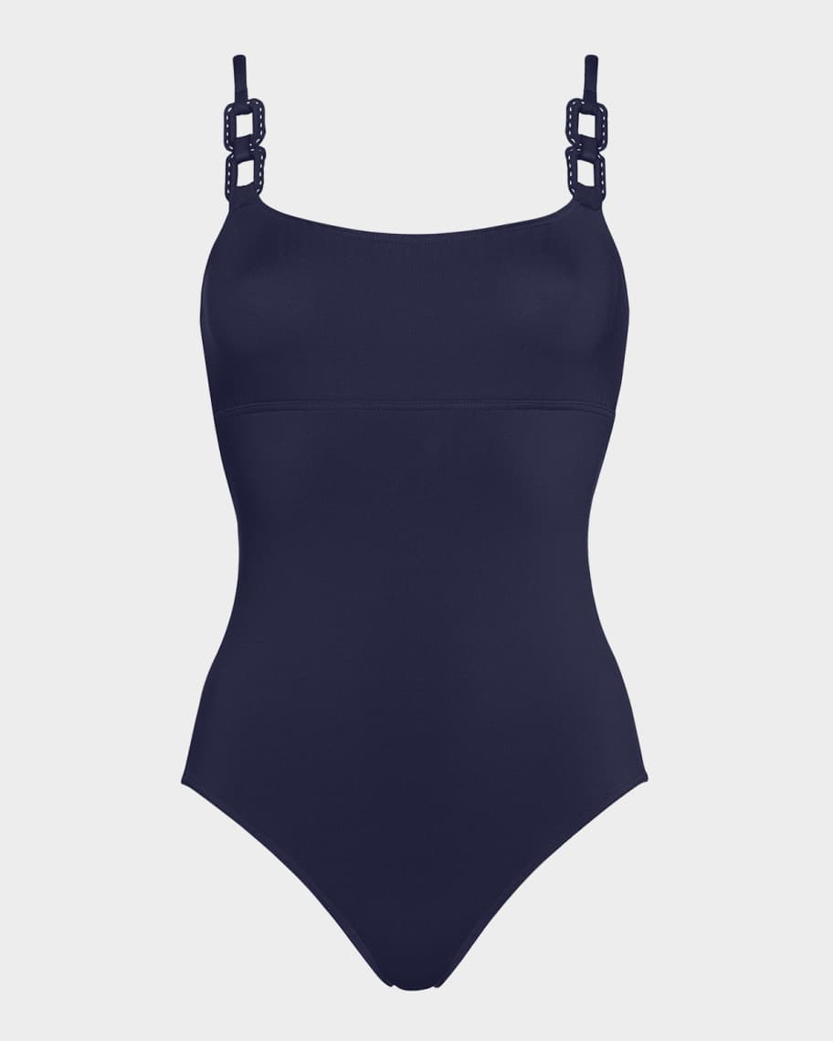 ワンピース水着 ERES Brown stretch nylon Numero swimsuit (012519 TORTUE) Numero Sophisticated one-piece Tortue | ERES